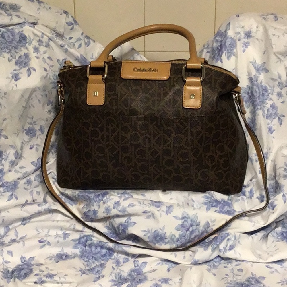 Ladies Calvin Klein Brown Purse
